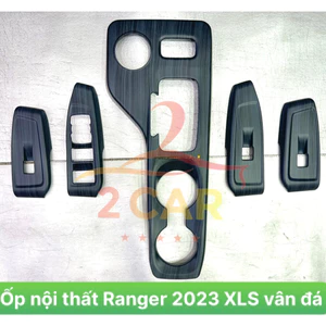 Ốp Nội thất xe Ford Ranger XLS 2023, 2024 - chất liệu nhựa ABS Cao Cấp : vân carbon - vân đá- vân gỗ