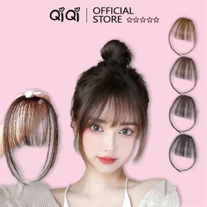 Tóc giả mái thưa Hàn Quốc hàng dệt tay cao cấp tự nhiên như tóc thật QiQiShop