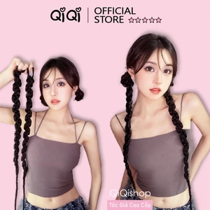 Tóc Giả Tết Dài Kiểu Đuôi Ngựa - Tóc Dài 70cm (giá 1 bên) QiQiShop