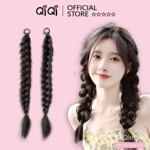 Tóc Giả Tết Đuôi Ngựa Dễ Thương Qiqishop (Giá 1 bên)