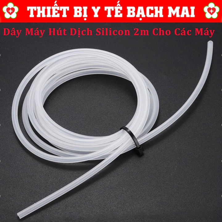 Dây Hút Dịch Silicon Dùng Cho Máy Hút Dịch Yuwell 7E-A, 7E-B, 7E-C, 7A-23D, Kaneko, Lucass – 3