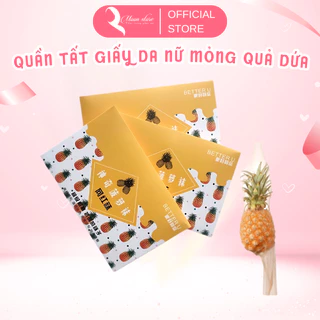 Quần tất giấy da nữ mỏng quả dứa siêu dai che khuyết điểm chân QT11