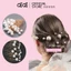 Set 18 Trâm Cài Tóc Chữ U Đính Ngọc Trai Giả Thanh Lịch Cho Cô Dâu QiQiShop