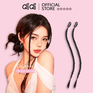 Tóc Giả Tết Lọn Nhỏ Bắt Sáng Tự Nhiên Dành Cho Nữ Qiqishop (Giá 1 Lọn)