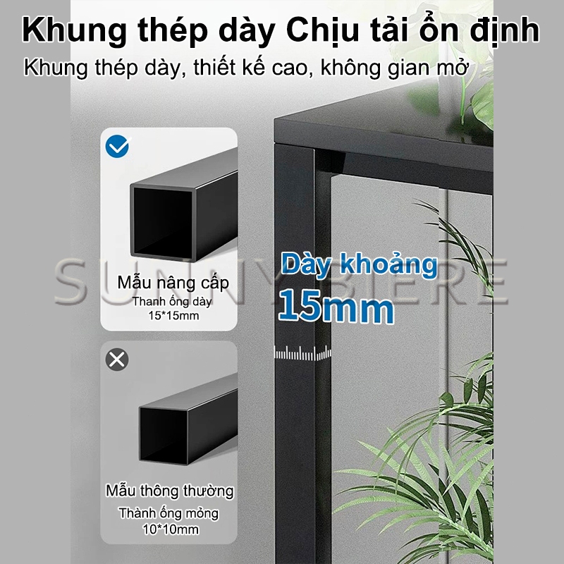 SUNNY Kệ Hoa Để Chậu 24x24x90cm Kệ Ban Công Kệ Trưng Bày Trang Trí Phòng Khách Kệ Để Cây Trong Nhà