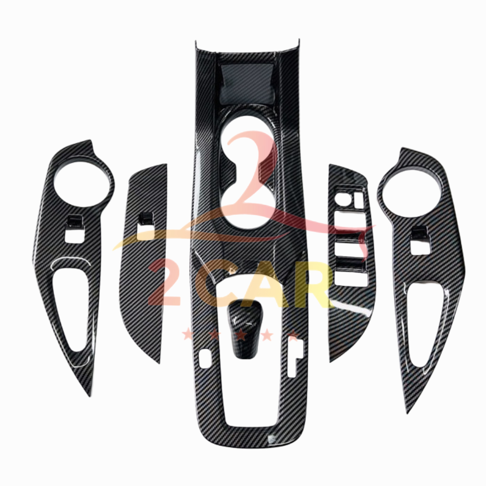 Ốp nội thất CARBON xe Toyota Cross 2020 - 2026 nhựa ABS vân cacbon 6 chi tiết