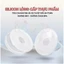 Hộp 2 Phễu Hứng Sữa IQKAO Chống Tràn, Chất Liệu Silicone, Kích Sữa Nhẹ, Mềm Mại, An Toàn Cho Bé
