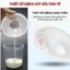 Hộp 2 Phễu Hứng Sữa IQKAO Chống Tràn, Chất Liệu Silicone, Kích Sữa Nhẹ, Mềm Mại, An Toàn Cho Bé