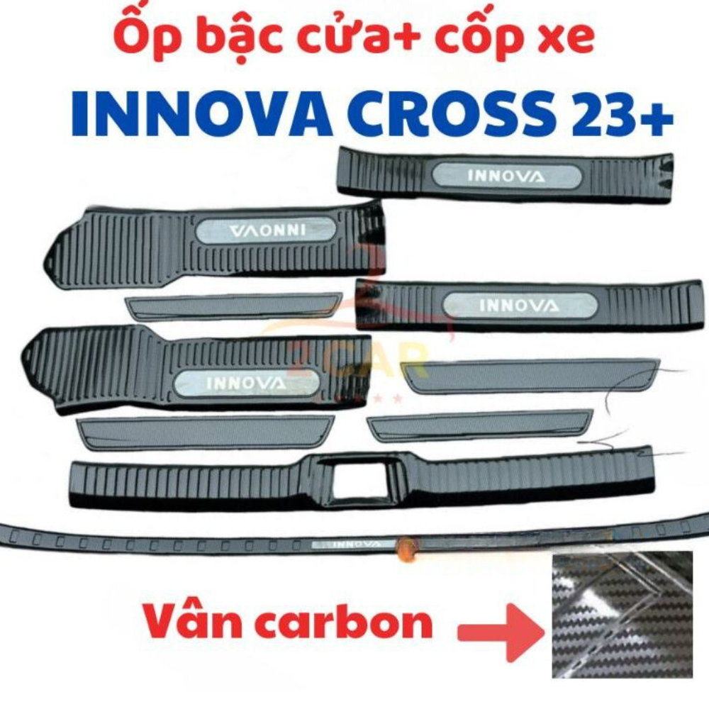 Tổng hợp phụ kiện cho xe INNOVA CROSS đời 2023 - 2026 mới nhất, đầy đủ nhất