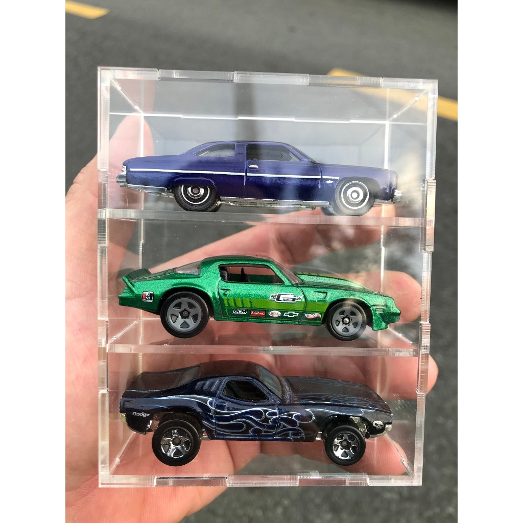 Hộp mica cho xe 1/64 3 xe