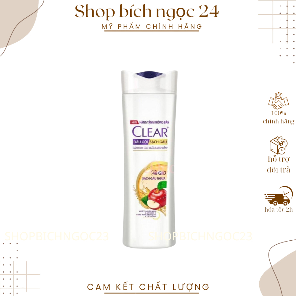 Dầu Gội Clear Bạc Hà Sạch Gàu Ngứa Clear Men 170g