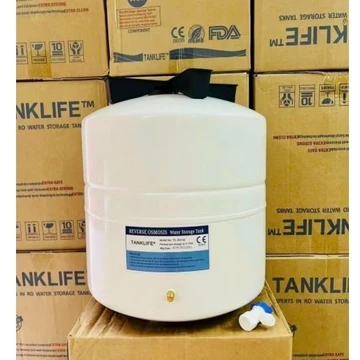 Bình áp thép máy lọc nước 10 lít. (gồm bình áp, đế, van bình áp)