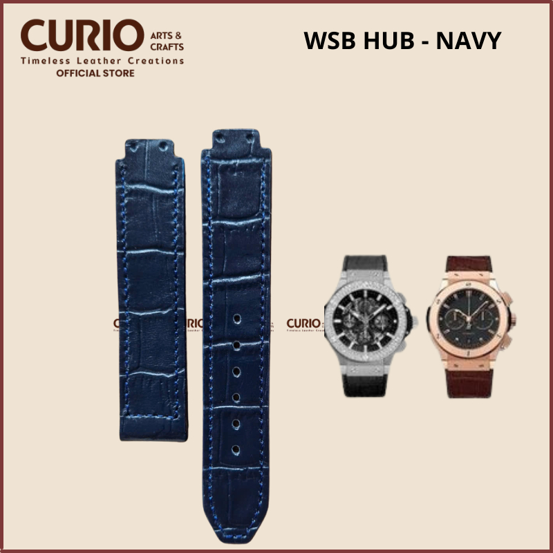 Dây Đồng Hồ Cho HUBLOT Da Thật kèm hộp gỗ + tool thay - BH 1 năm – WSB HUB CURIO LEATHER