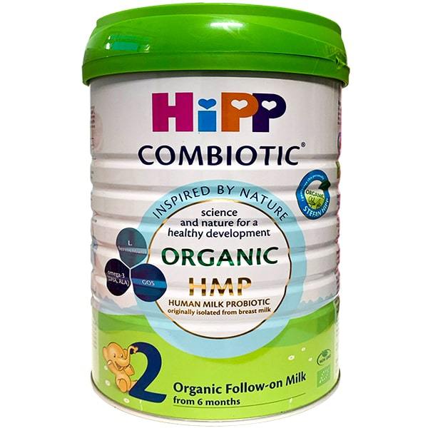 Sữa bột công thức HiPP Organic Combiotic 800g bổ sung DHA trực tiếp dành cho trẻ nhỏ - hanzomart
