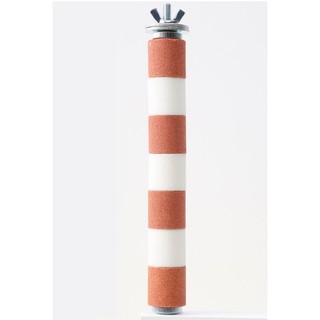 Cầu Đứng Cho Vẹt Mài Móng Dài 15cm Bằng Thép Phủ Cát Màu Giúp Móng Chim Luôn Gọn Gàng