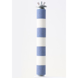 Cầu Đứng Cho Vẹt Mài Móng Dài 15cm Bằng Thép Phủ Cát Màu Giúp Móng Chim Luôn Gọn Gàng