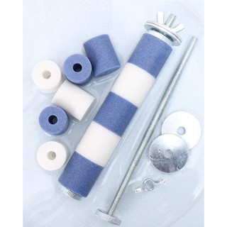 Cầu Đứng Cho Vẹt Mài Móng Dài 15cm Bằng Thép Phủ Cát Màu Giúp Móng Chim Luôn Gọn Gàng