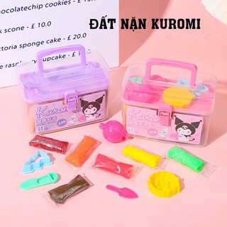 Hộp đất nặn Kuromi đất sét an toàn cho bé
