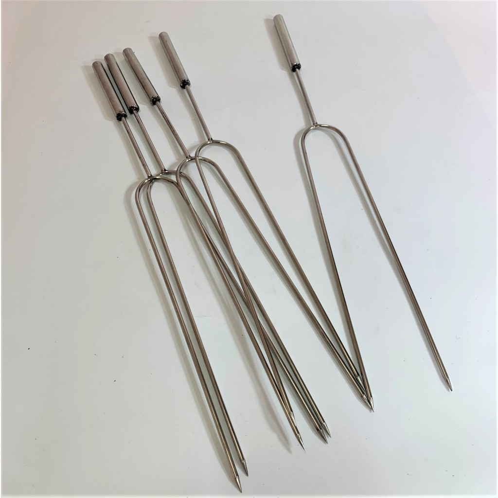 Cây xiên nướng thịt, xiên nướng chim cút inox chống gỉ, xiên inox nướng ...