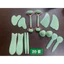 Ngọc Cạo Gió, Ngọc Massage Mặt bằng đá 16 món cao cấp (Ngọc loại 1 dày bóng đẹp)