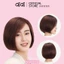 Tóc giả nguyên đầu, Tóc giả ngắn VIC K MÁI NGÔI LỆCH MS109 Qiqishop
