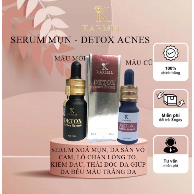 serum detox Kamel loại bỏ mụn,da sần sùi vỏ cam,thải độc da.hiệu quả sau 7 ngày sủ dụng.