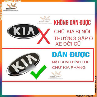 Decal logo KIA mới phản quang 3M từ 2016-2021(7 miếng tặng 3 miếng  )