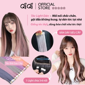 Tóc nối high light dán chắc chắn không bung (giá 1 mảnh) Phong cách Hàn quốc Qiqishop