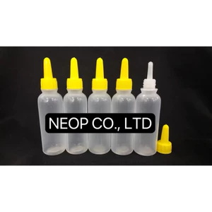 Bộ 10 Chai Nhựa 20ml Nắp Nhỏ Mắt hoặc Nắp Vặn Trắng