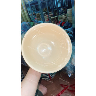 Tô Gốm Vẽ gà Trống/Hoa Nâu/Chỉ Xanh/Phết Xanh Nam Bộ Size To Bụng Bự Đường Kính 18cm Men Đẹp - Gốm Xưa Lái Thiêu