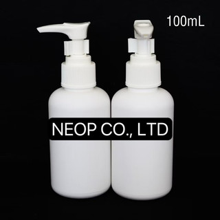 Chai Nhựa Trắng Đục 100ml Vòi Van Trắng HPDE Siêu Xinh