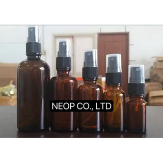 Chai Tinh Dầu 30ml Xịt Phun Sương Trắng Thân Nhiều Màu