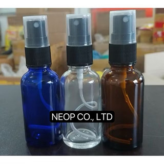 Chai Tinh Dầu 30ml Xịt Phun Sương Trắng Thân Nhiều Màu