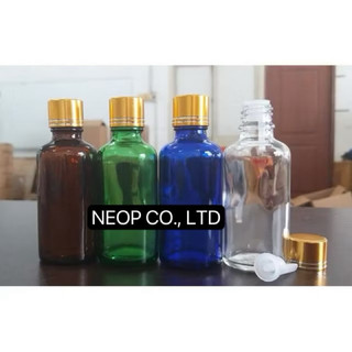 Chai Tinh Dầu 50ml Nắp Nhỏ Giọt Vàng Thân Nhiều Màu Siêu Xinh