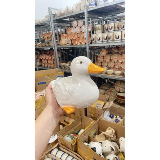 Vịt Gốm Lớn Trang Trí Sân Vườn - Vịt Thả Vườn - Gốm Men Ngọc Đẹp - Sang Trọng - Gốm Xưa Lái Thiêu Cho Người Hoài Niệm