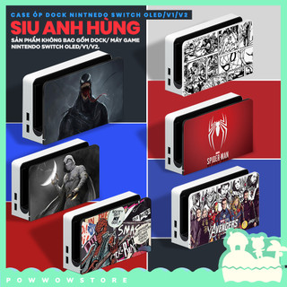 [Sẵn VN] Oled/V1/V2/Lite Phụ Kiện Case Ốp Dành Cho Máy Game Nintendo Switch Phong Cách Nhân Vật Siêu Anh Hùng Superheroe