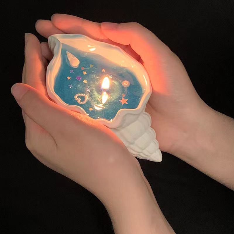 Nến thơm sò biển (nến vỏ sò) làm quà tặng bạn bè, người yêu, nến ốc biển trang trí phòng nhà cửa cỡ lớn