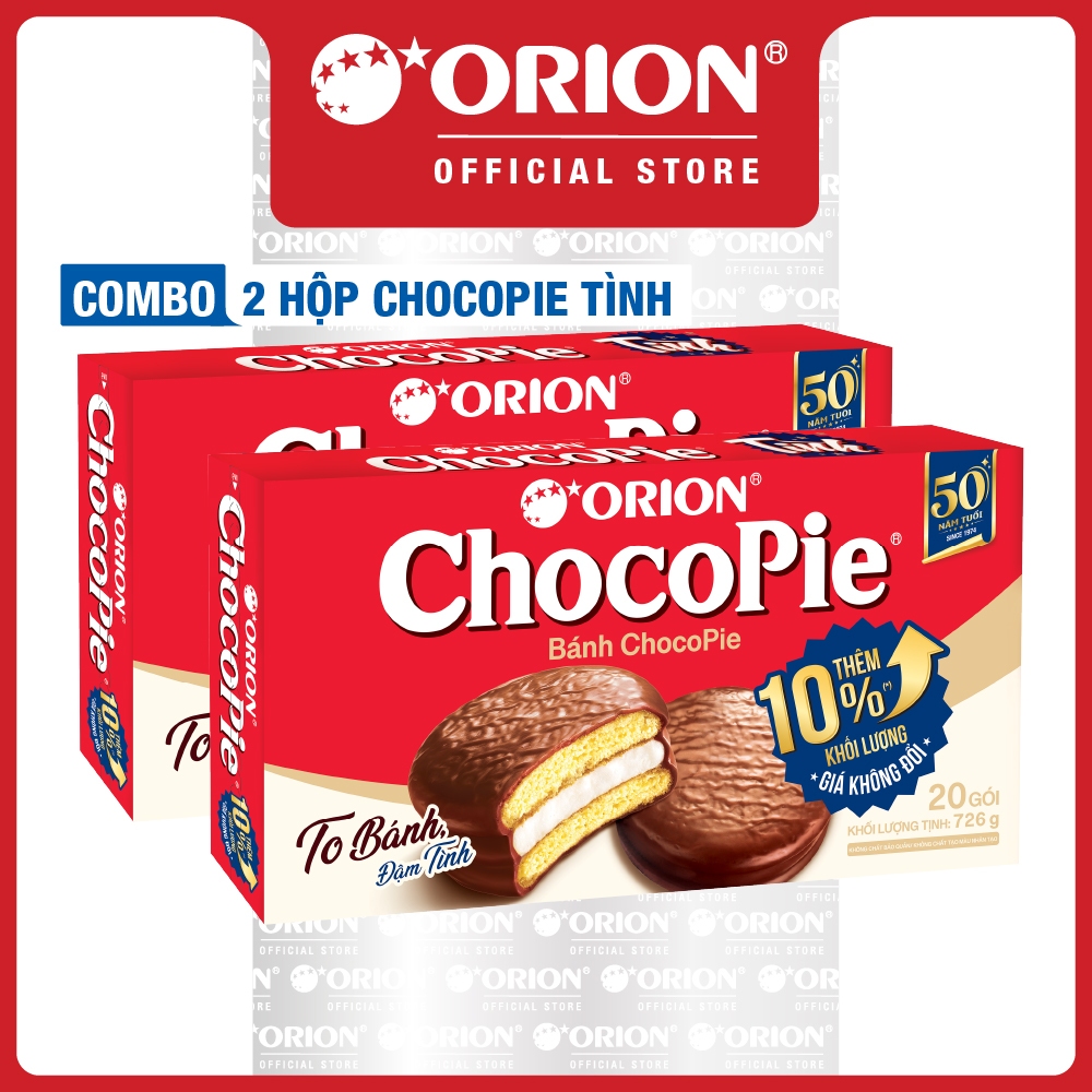 Combo 2 Hộp 20 gói bánh Orion ChocoPie (726g) | Shopee Việt Nam