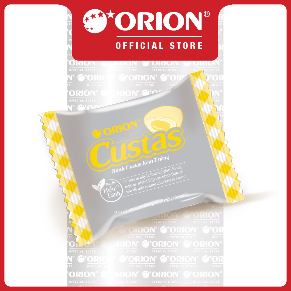 Ảnh Combo 2 Hộp Bánh Orion Custas Nhân Kem Trứng (282g/hộp) 1