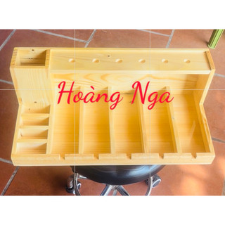Khay 5 Ngăn Gỗ Thông 4 Màu Kt 50x25cm Uy tín Chất Lượng Kích Thước Đủ