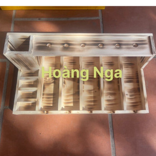 Khay 5 Ngăn Gỗ Thông 4 Màu Kt 50x25cm Uy tín Chất Lượng Kích Thước Đủ