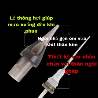 -Kim xăm hoa cúc DIRK chuyên dùng cho máy pen, sắc bén phun môi mày đi nét