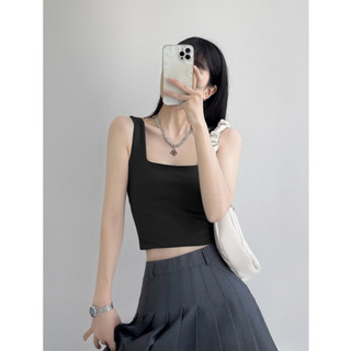 Áo Croptop Bigsize Nữ Dáng Áo Hai Dây Ngắn Có Mút Đệm Cá Tính Vải Thun Tăm Lạnh G248
