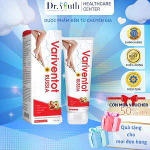 Kem Giãn Tĩnh Mạch Variventot NGA,Bảo vệ vùng da đùi-cẳng chân khỏi Vết rạn da,giãn mạch,da săn chắc,tăng sức đàn hồi da