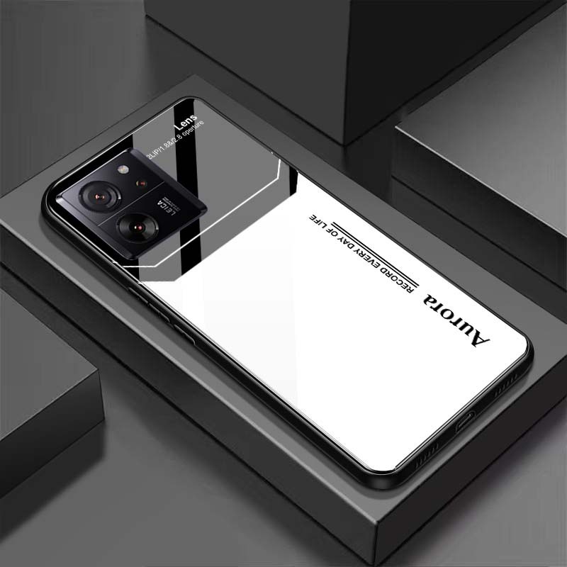 Ốp Lưng XIAOMI 13T 5G, 13T PRO 5G Mặt Lưng Kính Cường Lực Sáng Bóng
