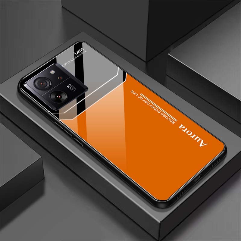 Ốp Lưng XIAOMI 13T 5G, 13T PRO 5G Mặt Lưng Kính Cường Lực Sáng Bóng