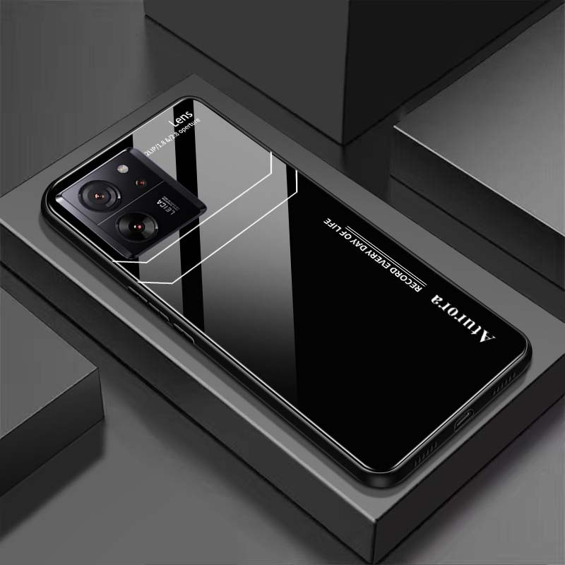 Ốp Lưng XIAOMI 13T 5G, 13T PRO 5G Mặt Lưng Kính Cường Lực Sáng Bóng