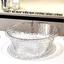 Chậu rửa mặt trong suốt vân kim cương Greenhome chất liệu nhựa Acrylic, Chậu nhựa thau nhựa nhà tắm