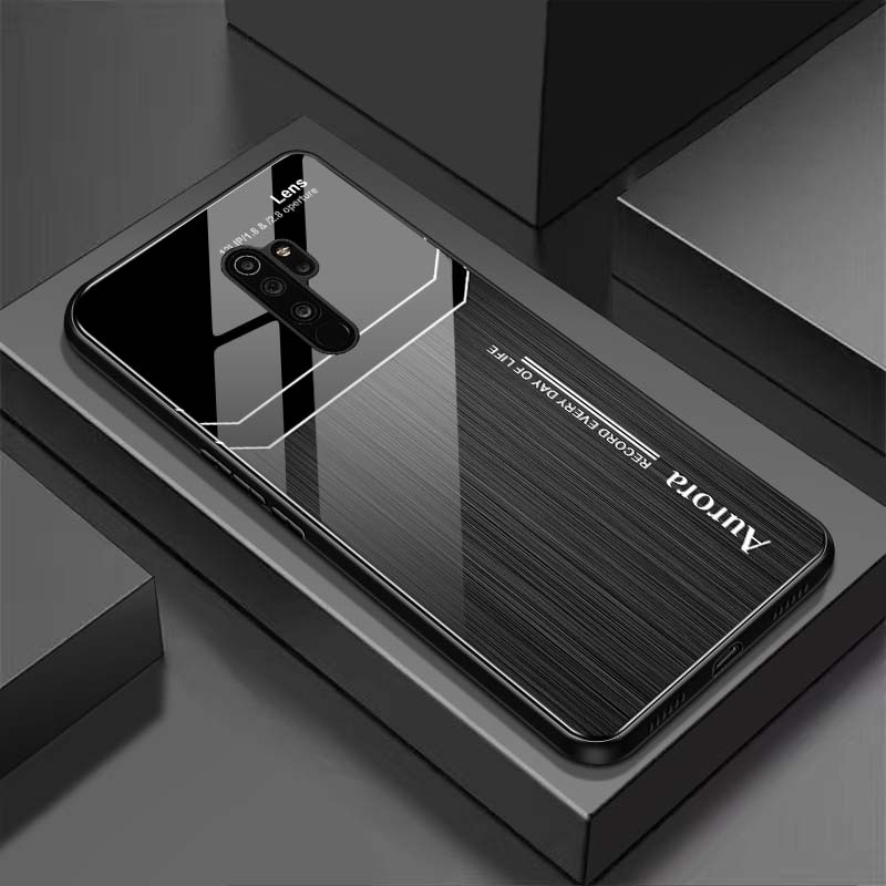 Ốp Lưng XIAOMI REDMI 9, NOTE 8 PRO Mặt Lưng Kính Cường Lực Sáng Bóng