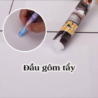 Bút mực luyện chữ đẹp 688, ngòi kim tinh êm trơn kèm 1 đầu tẩy, 1 piston bơm mực